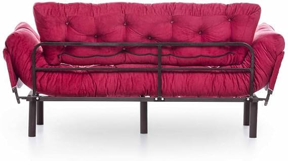 Pafu Nitta Triple Sofa - Claret Red