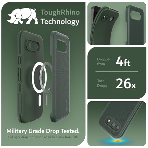 Image of TUDIA MergeGrip Magsafe Compatible for Google Pixel 10a Case - Pine Green