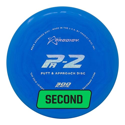 Prodigy Disc Factory Second 300 PA-2 Max Disc Golf Putter | Stable Disc Golf Putter | Optimum Feel & Grip | Stable to Overstable Flight in All Wind Conditions | (Colors May Vary) | (170g+)