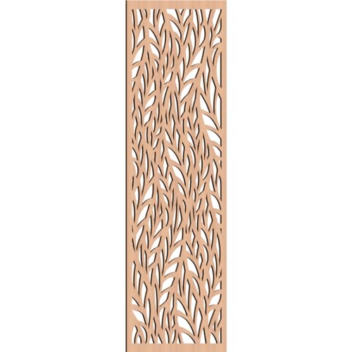 Image of 23 3 /8 inchW x 59 3 /8 inchH x 1 /4 inchT Ortonville Decorative Fretwork Wood Wall Panels, Alder