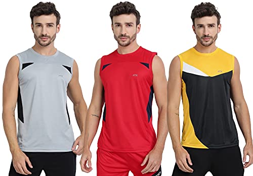 Image of FTX Men's Solid Regular Fit T-Shirt