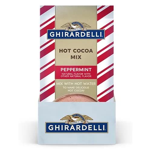 Miniatura 4 de Ghirardelli Medias de regalo de Navidad  Golosinas de Navidad premium  Cacao caliente  Chocolate con corteza de menta  Muñeco de nieve relleno de
