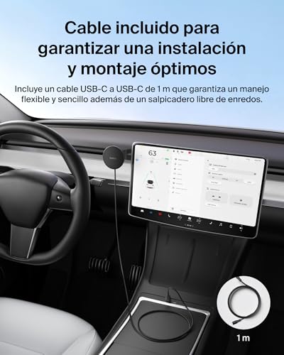 Carga rápida iPhone y Galaxy en coche con el soporte Belkin Qi2 magnético 6