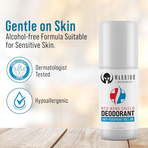 Desodorante roll on Warrior’s Nano Shield 2.5 oz miniatura 3