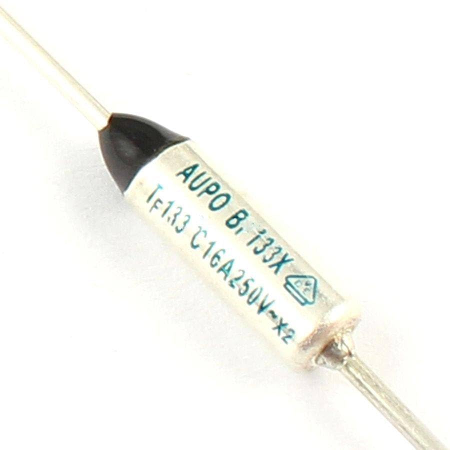 Generic 10Pcs Thermal Fuse Cutoff TF 133 Degree 250V 16A BF133X