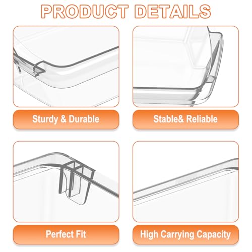 Image of [2 PACK] UPGRADED W10803530 Refrigerator Door Bin Compatible with Whirlpool Refrigerator Door Shelf Bin WRT311FZDW01 WRT311FZDW00 WRT311FZDW02 WRT311FZDM00 WRT311FZDB02 Maytag Fridge Shelf Replacement