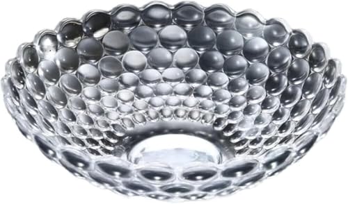 Bol à fruits fabriqué à la main et panier créatif en verre cristal