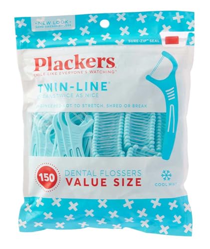 プラッカーズ ツインライン デンタルフロス バリューサイズ クールミント 150枚のサムネイル