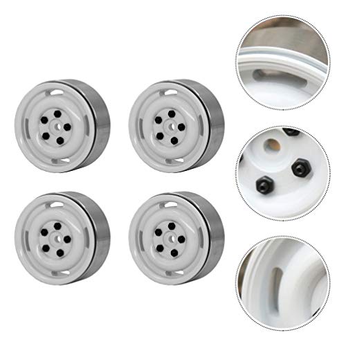 ULTECHNOVO Cubo da Roda 4Pcs Rc Escala 1:10 Controle Remoto Do Cubo da Roda Do VeÃ­culo AtualizaÃ§Ãµ