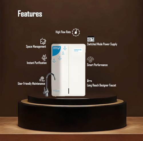Image of Zero B New Kitchenmate UV Under the Sink Water Purifier | Under Counter Instant Purification | 4 Stage | 1 LPM Flow Rate | Sleek and Compact Design | Ideal for Modular Home Kitchens & Offices