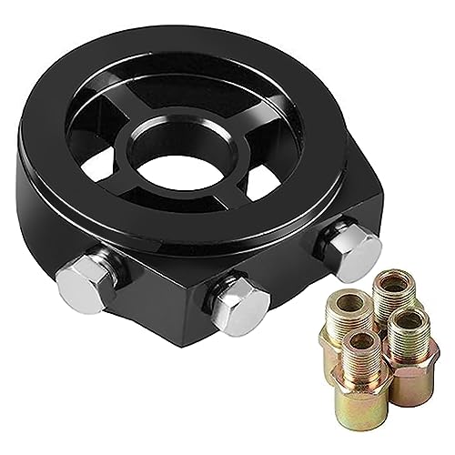 Oil Sandwich Plate, Oil/Gauge Filter Oil Pressure Adapter Universal Oil