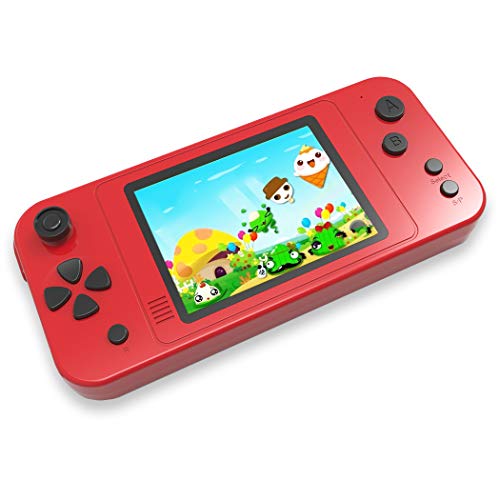 Beico Handheld Games for Kids with Built in 218 Classic Retro Video Game 3.5" Big Screen Portable Rechargeable Arcade Gaming Player Boys Girls Birthday Gift (China Red)