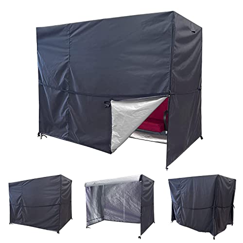 Outdoor swing & hammock cover set for all weather