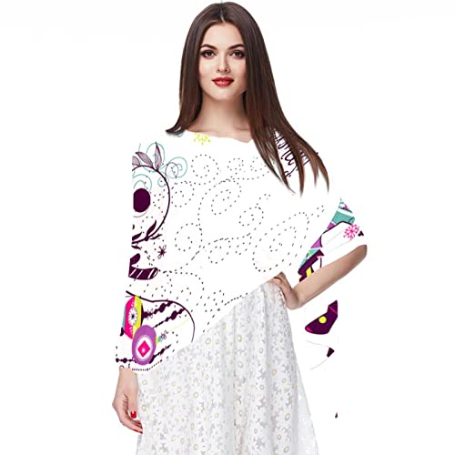 Foulard de soirée doré et multicolore parfait pour sublimer vos cérémonies
