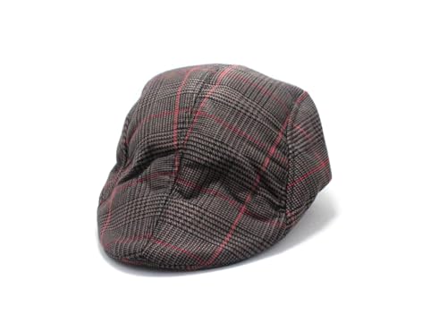 Boina Masculina Italiana Estilo Europeu (Marrom Listrado)