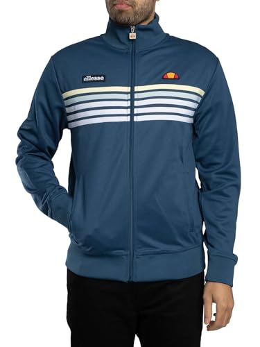 Image of Ellesse Men's Vicenza Track Jacket, Blue/White, L