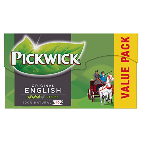 Pickwick Original English Tea Zwarte Engelse Thee Voordeelverpakking (240 Theezakjes, 100% Natuurlijk, UTZ Gecertificeerd), 6 x 40 Zakjes
