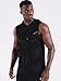 NELEUS Men's Workout Tank Tops Sleeveless Running Shirts with Hoodie,5098,3 Pack,Black/Black/Black,S