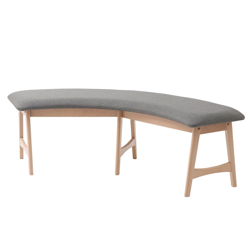 Amazon.co.jp: ヤマソロ ダイニングベンチ 白 チェア 2人掛け 140cm