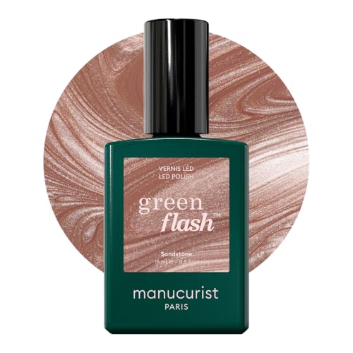 Manucurist Green Flash™ Gel Nagellack Helles Perlenbraun Sandstone