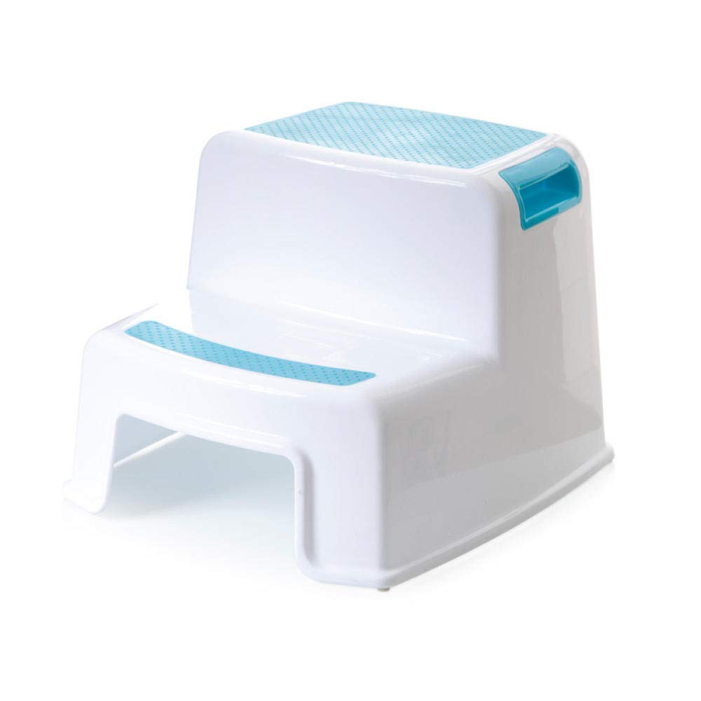 Tabouret pliant antidérapant évite les chutes enfant marchepied bleu lot de 2
