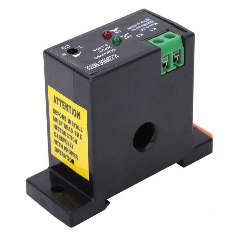 Interrupteur de détection courant alternatif réglable capteur 0,2 30A Normal Close NC AC