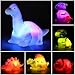 6 Packs Light-Up Floating Dinosaur Bath Toys Set, for Baby Toddler Nephew in Birthday Christmas Easter , Great Water Bathtub Shower Pool Bath Toy for Children Preschool