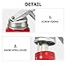 Nuytghr Pump Oiler, Hand Oil Can, Flexible Spout Lubricator, Red Thumb Press Tool for Precision Lubrication in Automotive, Motorcycle, and Machinery Maintenance Applications at Garage, Workshop