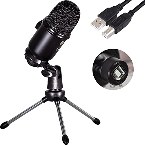 Dnzpfu Professional Usb Condenser Microphone For Computer And Mac - Supercardioid Pickup Pattern, Mic Gain Control, Mic Monitoring, Ideal Recording #TOP2