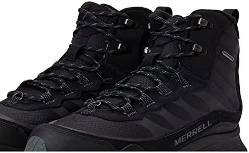 Merrell Moab Speed Thermo Mid Waterproof Shoes for Men - Warm Fleece Lining with Padded Collar, Sturdy and Durable Shoes Black 11 M | Image 5