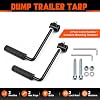 2 Pack, 3008176A 7 Inch Tarp Crank Handle Assembly, Dump Trailer Tarp Accessories, Black. - 5