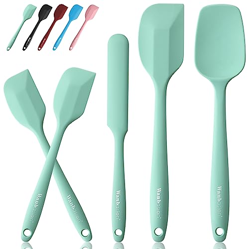Wanbasion 5 Piece Premium Silicone Spatula Set...