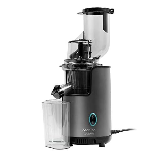 Cecotec Licuadora frutas y verduras prensado frío Juice&Live 2500 EasyClean. Potencia 200 W, Filtro fácil limpieza, Canal XL