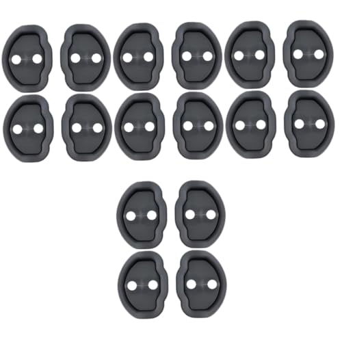 PRETYZOOM 16 pièces Protections Silicone pour Serrures de Porte de Voiture pour Model Y Couvre Verrou Antivibration et Antirouille Accessoires Auto Compatibles