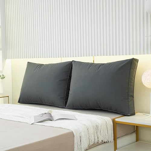 Cojín para Respaldo de lectura lujo Cómodo Almohada de lectura de Sofá Desmontable Almohada de Respaldo de Cama Grande Cojín del Respaldo del Cabecero para cama, Sofá, Silla(#1,60x50x18cm(1pc))