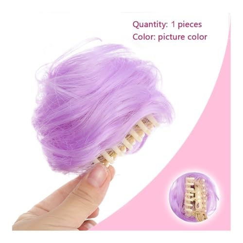 Chignon synthétique à mini pince pour effet oreilles de chat rapide