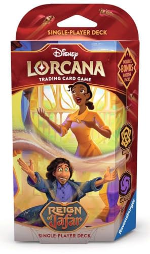 Ravensburger - Disney Lorcana TCG Set 8: Reign Of Jafar | Giochi Di Carte Per Adulti E Bambini Con 60 Carte Disney Lorcana | Giochi Bambini 8 Anni In Su Collezionabili | Regalo Bambino 8 Anni