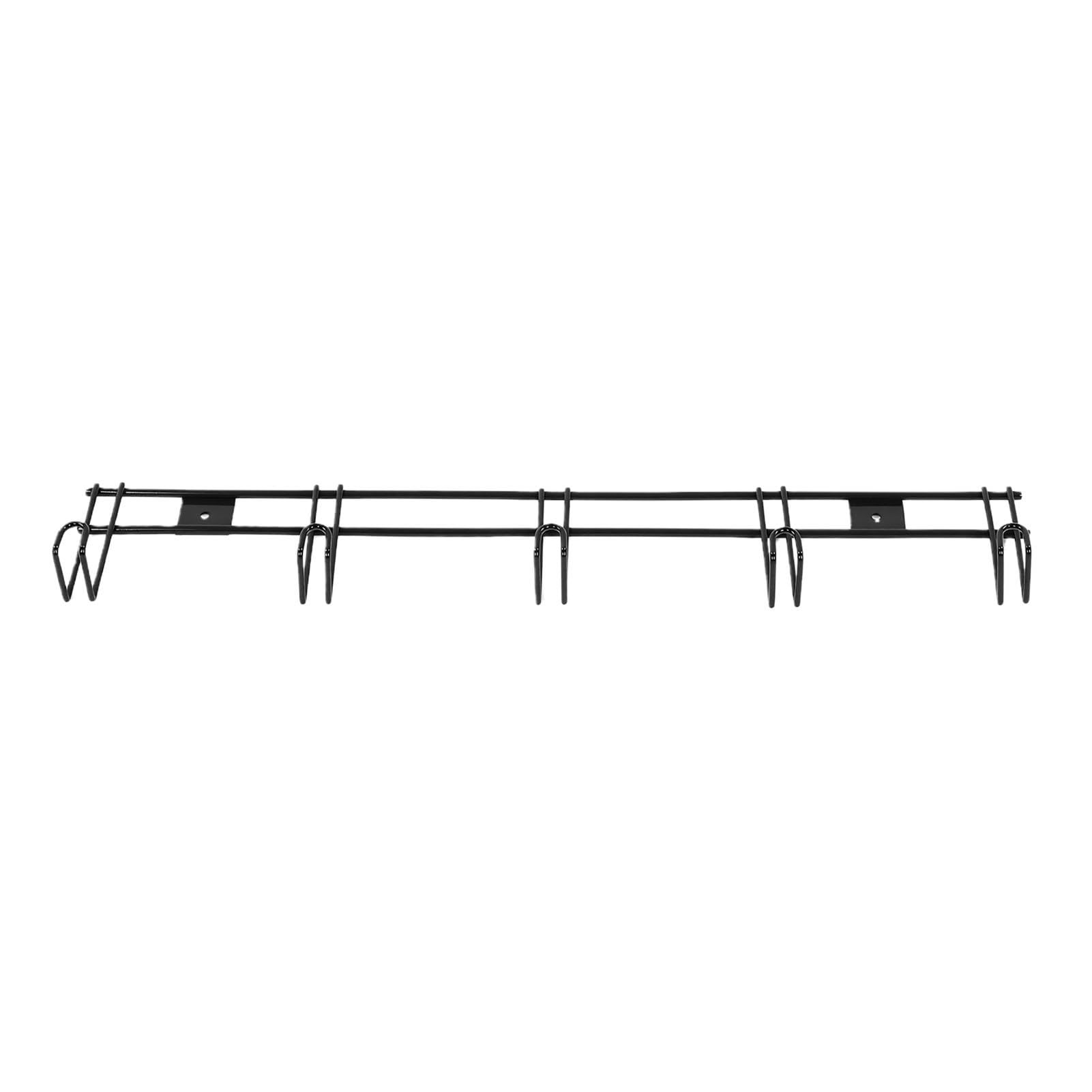 Jectse Zaumzeughalter für Pferde mit 5 Haken, Leichter, Tragbarer Halfterhalter, Zaumzeughalter für Halfter, Deckensattel, Schwarz
