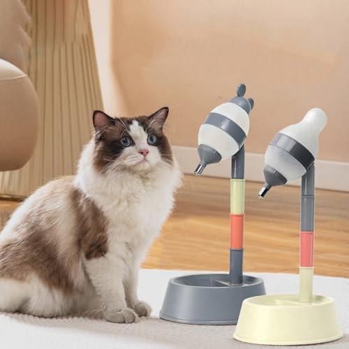 Distributeur d'eau debout pour chien réglable à grande capacité pour chats