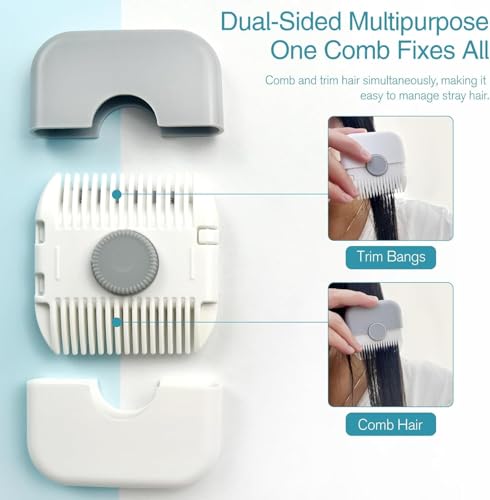 Image of Two in one hair Comb Cutter for Kids| Double Sided Baby hair cutting Razor Comb | Hair clipper Bang Comb Styling Tool (Multi colour)(T-1001)