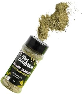 Organic Seaweed, Natural Food Supplement for Dogs and Cats, 65g | Dental Support, Bad Breath - Pet Botanica