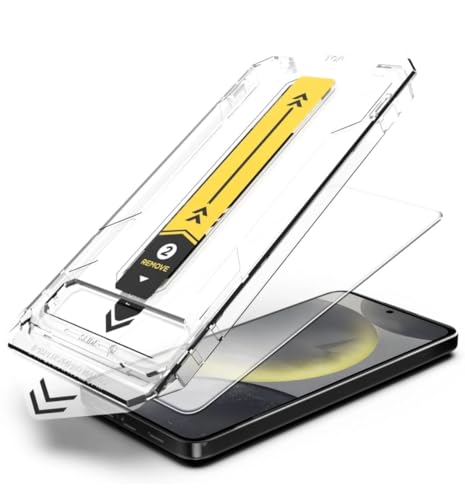 Image of Premium Screen Protector 9H Tempered Glass with Easy Magic Application Kit For Samsung S24 /S25 | Auto Dust Removal | Easy Installation Kit | (Pack of 1) (S24 /S25)