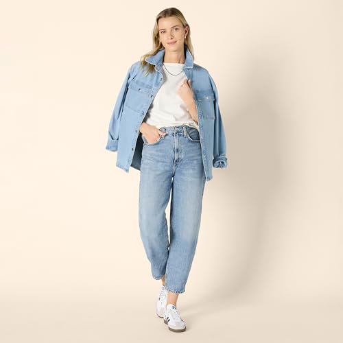 Amazon Essentials Women's 100% Cotton Heavyweight Long-Sleeve Boatneck Top4