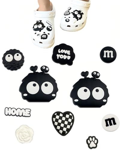TPZORJX 10pcs Adornos para Zapatos，Pines para Crocs, Charms para Crocs, Accesorios para Zapatos, Decoración de Zapatos Brillantes, Moda Decoración del Zapato, Diy Hebillas Decorativas Zapatos