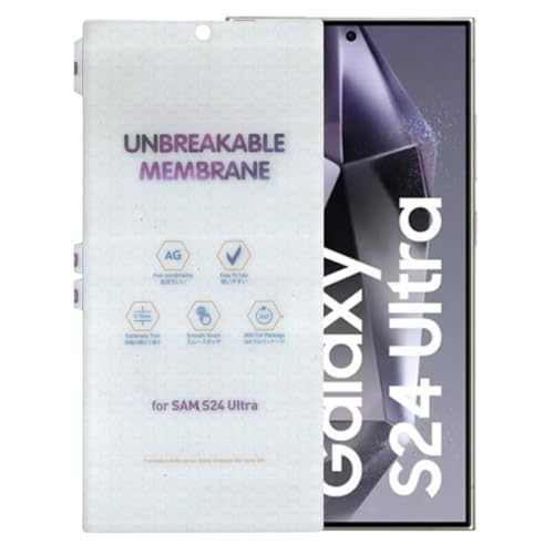 Image of TechTrendz Unbreakable Hydrogel Membrane TPU Matte Front Screen Protector Guard Compatible with Samsung Galaxy S24 Ultra 5G (It is not Tempered Glass)