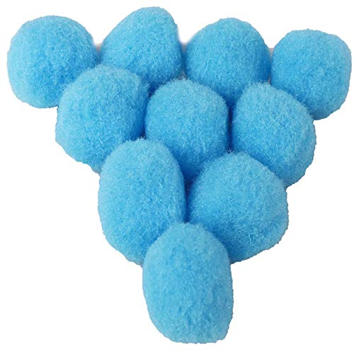 Amazon.co.jp: ポンポン ボン天【PO-08】【直径約20mm】単色【水色