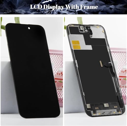 Digitizer pour iPhone 14 Pro Max vitre tactile écran de remplacement noir - 3
