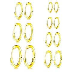 7Pairs Gold Earrings Set