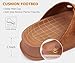 KuaiLu Womens Sandals with Arch Support Comfortable Slippers Orthopedic Cushion Recovery Slides Summer Fashion Leather Buckle Casual Plantar Fasciitis Shoes for Indoor&Outdoor Size Khaki 10