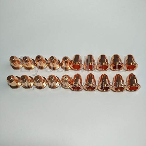 100pcs PD0116 Tips + PR0110 electrodes - Plasma Cutter Consumables for Trafimet S45 S45P